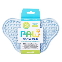 PetDreamHouse Коврик лизательный Лапа, голубой, 23*14*1,6см