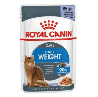 Royal Canin 85г пауч Light Weight Care Влажный корм для взрослых кошек, склонных к полноте (желе)
