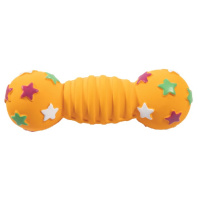 Triol Игрушка для собак из латекса Гантель Звезды, 15см