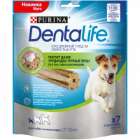 Dentalife Лакомство для собак мелких пород для поддержания здоровья полости рта, 115г