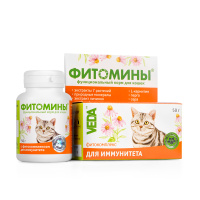 Veda 50г Фитомины для кошек фитокомплекс для иммунитета