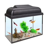 Аквариум + крышка GL 10л прямоугольник черный (320*150*210мм)