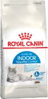 Royal Canin 400г Indoor Appetite Control Сухой корм для домашних кошек, склонных к перееданию