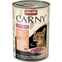 Animonda 400г конс. Carny Kitten Влажный корм для котят Говядина, телятина и курица