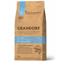 Grandorf Dog 1кг White Fish Medium&Maxi Сухой корм для взрослых собак сред и круп пород Белая рыба