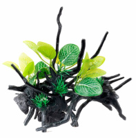 Barbus Коряга с растениями, 27*22*24см