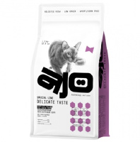 AJO Delicate Taste Сухой низкозерновой корм для привередливых кошек и котят, Индейка