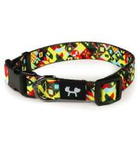 United Pets Ошейник для собак Complete me L разноцветный рисунок, 43-73*2,5см