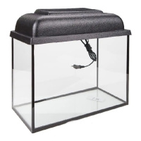 Аквариум + крышка GL 15л ширма черный (400*145*250мм)