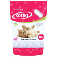 Kotiki Наполнитель силикагелевый Кристаллы свежести