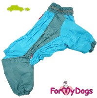 ForMyDogs Комбинезон синий для мальчиков FW1180/3-2022М (размер C1, спинка 55см, обхват груди 75см)