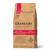 Grandorf Dog 1кг Lamb&Turkey Medium&Maxi Сухой корм для собак сред&крупн пород Ягненок с индейкой