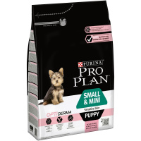Pro Plan Small&Mini Puppy Sensitive Skin Сухой корм для щенков мелких и миниатюрных пород, Лосось