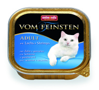 Animonda 100г конс. Vom Feinsten Adult Влажный корм для взрослых кошек Лосось и креветки