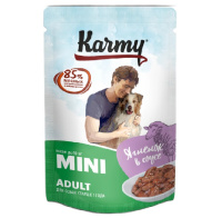 Karmy Mini Adult Влажный корм для взрослых собак мелких пород, Ягненок в соусе