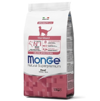 Monge Cat 1,5кг Monoprotein Sterilised Beef Сухой корм для стерилизованных кошек Говядина