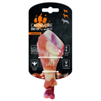 Mpets Игрушка для собак Карнивор голень, вкус бекона, красная, 14,5*5,8*4,4см 