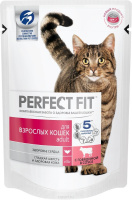 Perfect Fit 85г пауч Adult Влажный корм для взрослых кошек Говядина (соус)