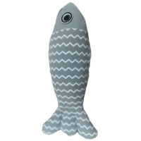 Wogy Игрушка для кошек Рыбка с кошачей мятой, микс, 18*4см (в ассортименте)