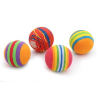 Nunbell Игрушка для кошек Мячик полиуретан, микс, d3см (цена за 1шт)