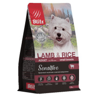 Blitz Adult Sensitive Small Breed Lamb&Rice Сухой корм для взрослых собак мелких пород, Ягненок и рис