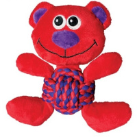 Kong игрушка для собак Weave Knots Мишка средний 22*20см