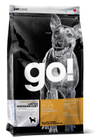 GO! Сухой беззерновой корм для взрослых собак и щенков всех пород с чувствительным пищеварением, Утка
