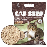 Cat Step Wood Original Наполнитель растительный комкующийся