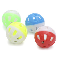 Nunbell Игрушка для кошек Мячик с колокольчиком, микс, d3,5см (цена за 1шт)
