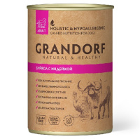 Grandorf Buffalo&Turkey Влажный корм для взрослых собак, Буйвол и индейка