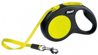 Поводок-рулетка Flexi New Neon tare ХS 3m 12 kg