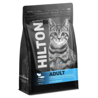 Hilton Сухой корм для взрослых стерилизованных кошек и кастрированных котов, Индейка и лосось