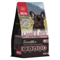 Blitz Puppy Sensitive Lamb&Rice Сухой корм для щенков, Ягненок и рис