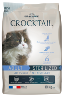 Flatazor 2кг Crocktail Adult Sterilised Сухой корм для взрослых стерилизованных кошек Курица