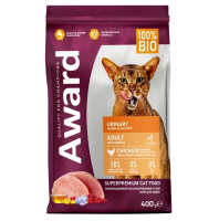 Award Urinary Сухой корм для взрослых кошек для профилактики мочекаменной болезни, Курица