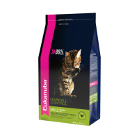 Eukanuba Cat 2кг Hairball Control Сухой корм для взрослых домашних кошек, для выведения шерсти