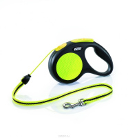 Поводок-рулетка Flexi New Neon cord M 5m 20 kg