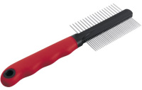 Ferplast Расческа GRO5864 двухсторонняя для собак и кошек, 20,3*1,6*6,4 см