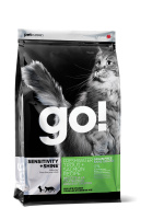 GO! 3.63кг Сухой беззерновой корм для котят и кошек с чувствительным пищеварением Форель и лосось