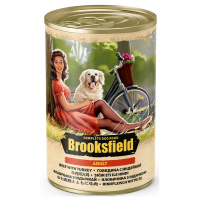 Brooksfield Adult Влажный корм для взрослых собак, Говядина, индейка и рис