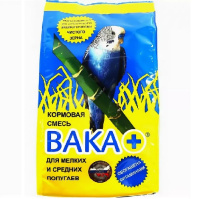 Вака Плюс Кормовая смесь для мелких и средних попугаев