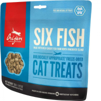 Orijen Cat FD Six Fish сублимированное лакомство для кошек, 6 рыб 35г