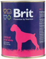 Brit Adult Heart&Liver влажный корм для взрослых собак всех пород, Сердце и печень 