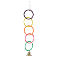 Игрушка для птиц-подвеска "Кольца", 270*d50мм