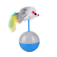 Nunbell Игрушка-неваляшка для кошек Мышка, h12*d5,5см (в ассортименте)