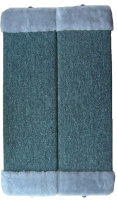 Когтеточка для кошек Джерри, ковровая угловая широкая, 55*34 см