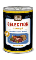 Solid Natura Selection влажный корм для взрослых собак всех пород, Курица