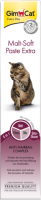 GimCat 50г Malt-Soft Paste Extra Кормовая добавка для взрослых кошек для выведения комков шерсти
