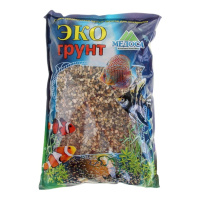 Эко грунт Галька Реликтовая №2 4-8мм, 3,5кг
