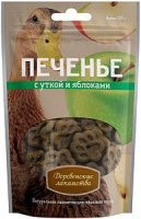 Деревенские лакомства Печенье с уткой и яблоком лакомство для собак